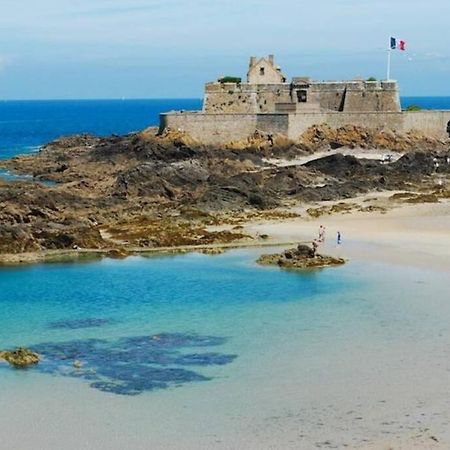 Ferienwohnung Le Plongeoir De Bon-Secours Saint-Malo Exterior foto