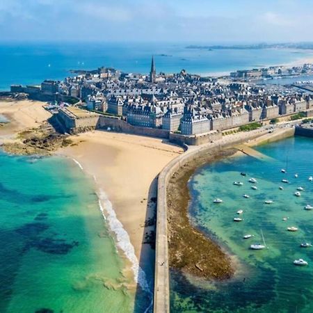Ferienwohnung Le Plongeoir De Bon-Secours Saint-Malo Exterior foto